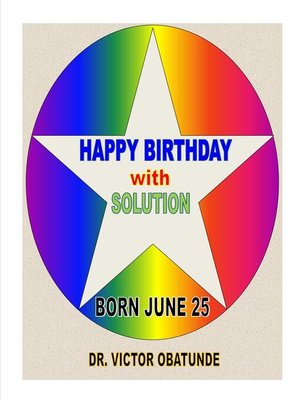 cover image of BORN JUNE 25